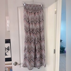 Xhileration summer wide leg pants beach cover up size small